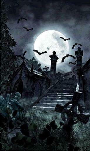 Bigger Gothic Cemetery Live Wallpaper For Android Screenshot