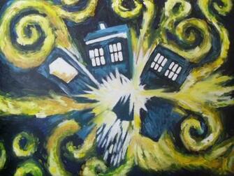 Exploding Tardis Wip By Rhiannaismyname