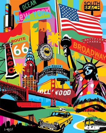 Famous Cities Art Inspiration Check It Out Pop Collage