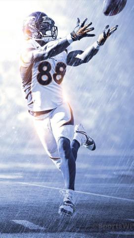 Demaryius Thomas Wallpaper Player Sports Equipment Team Sport