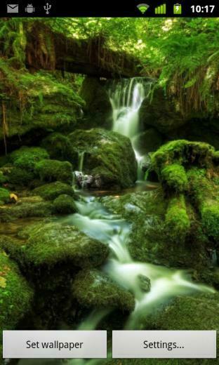 3d Waterfall Live Wallpaper Screenshot