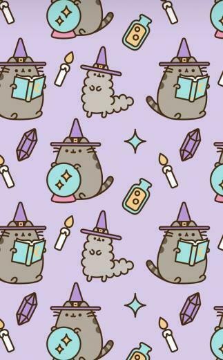 Cute Halloween Pusheen Wallpaper Top