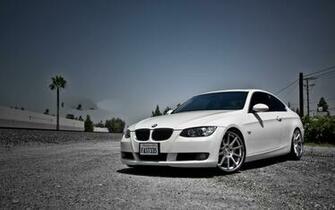 Bmw E90 Series White Car Wallpaper