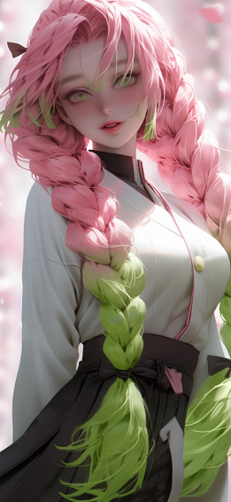 Demon Slayer Mitsuri Kanroji Art Wallpaper Anime 4k