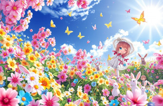 Gacha Life Spring Wallpaper