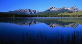 Wallpaper Nature Lake Blue Mountain Desktop
