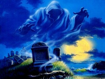 Ghost Beach Halloweenn Wallpaper