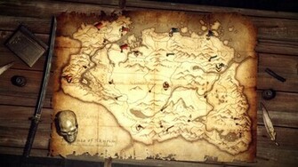 Skyrim Die Karte Von Himmelsrand Mit Allen St Dten Verlie En Und