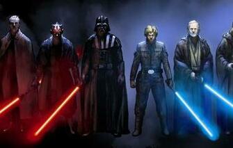 Wallpaper Qui Gon Count Dooku Yoda Luke Skywalker Star