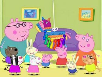 Pig Familia Peppa Na Praia Wallpaper