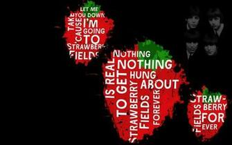 Fields The Beatles Lyrics Strawberries Wallpaper Nature