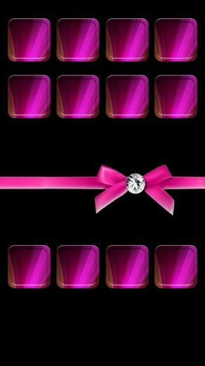 Hot Pink N Black iPhone Wallpaper