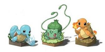 Anime Pokemon Pok Mon Squirtle Bulbasaur