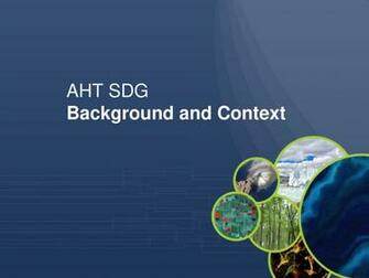 Ad Hoc Team On Sustainable Development Goals Aht Sdg Ppt