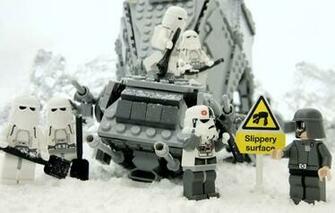 Wallpaper Lego Star Wars Slippery Surface Clones