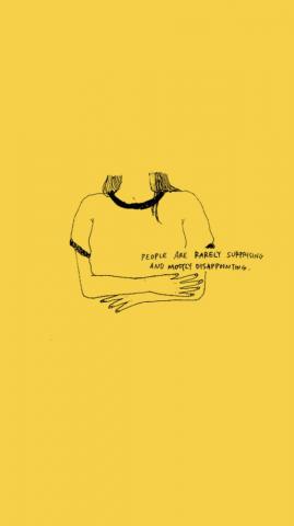Yellow Aesthetic Quotes Desktop Wallpaper On