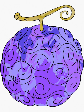 Gomu No Mi Devil Fruit Sticker By Lunardesigns14