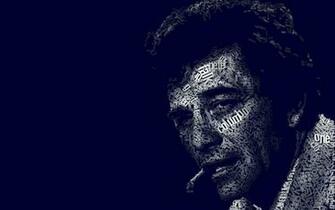 Minimalistic Text Tv Series Columbo Typographic Portrait Wallpaper