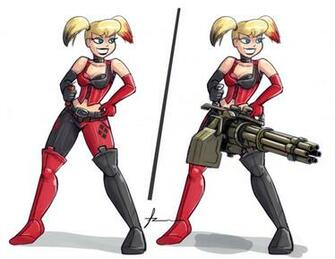 Harley Quinn Arkham City By Furboz