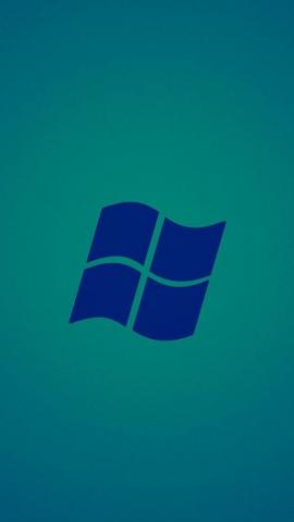 Microsoft Windows Blue Logo iPhone 5s Wallpaper Graffiti
