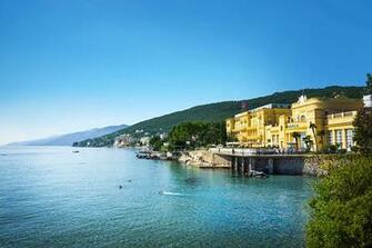 Wallpaper Opatija Croatia Sea Nature Mountains Sky Lake Scenery