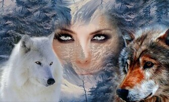 Fantasy Wolf Spirit Hq Wallpaper
