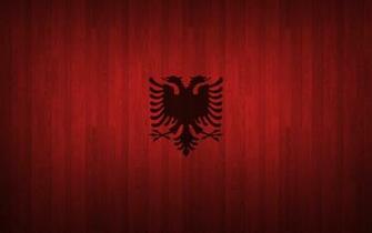 Albanian Flag Wallpaper