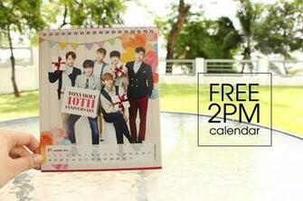 Korea Wallpaper 2pm Calender Giveaway