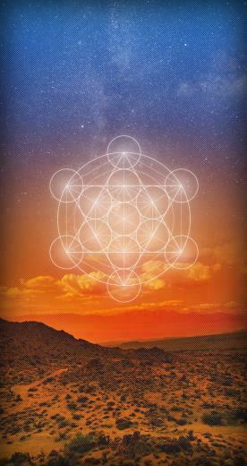 Metatron S Cube Wallpaper Ios7 iPhone Zuvuya