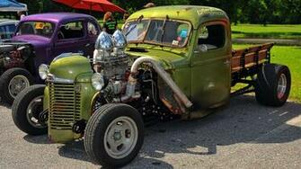 Rat Rod Truck High Quality And Resolution Wallpaper On
