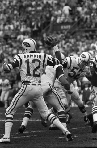 Joe Namath New York Jets Ny Ken Regan