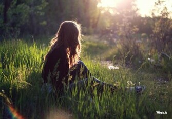 Lonely Girl Sun Rise Natural HD Wallpaper And Photoshoot Art Image