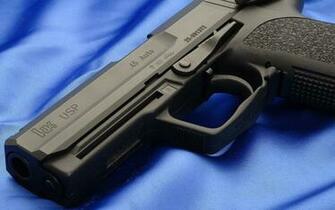 Hk Elite Black Gun Weapons HD Wallpaper