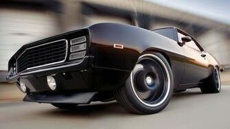 Black Chevrolet Camaro Wallpaper HD
