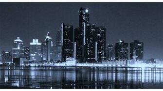 Detroit City Skyline Desktop Wallpaper Skylines Boston