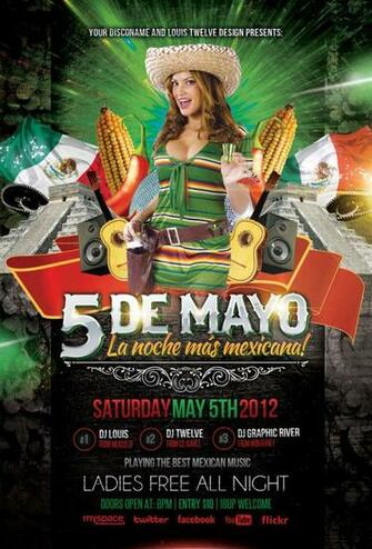 Cinco De Mayo Party Flyer Timeline By