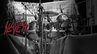 Slayer Death Metal Heavy Thrash Drums Wallpaper