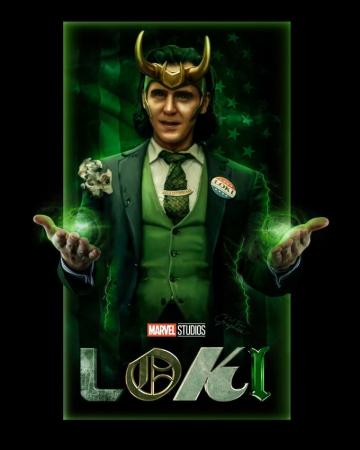 Neil Fraser Graphics On In Loki Movie Poster