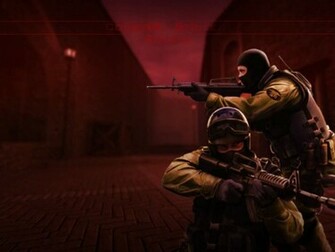 Counter Strike Source Red Background Wallpaper