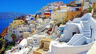 Santorini Beautiful Wallpaper World Landscape