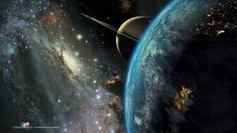 Space Art Wallpaper By Don Dixon
