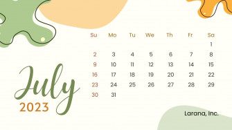 Printable Customizable Monthly Calendar Templates
