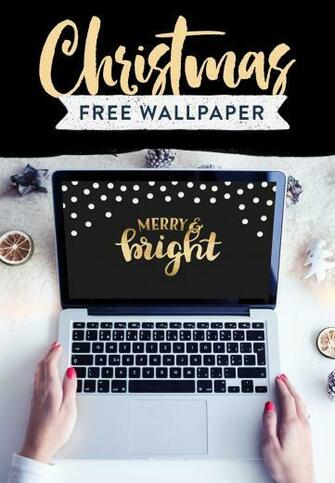Christmas Wallpaper Merry And Bright A Holiday