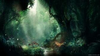 Fantasy Forest HD Wallpaper IHD