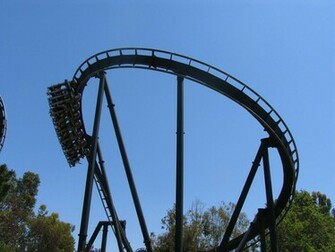 Electrifying Roller Coaster Wallpaper