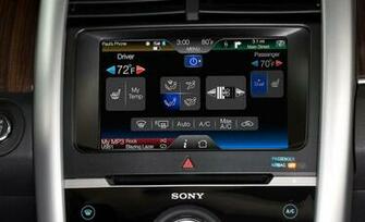 Ford Edge Limited Mytouch Climate Display