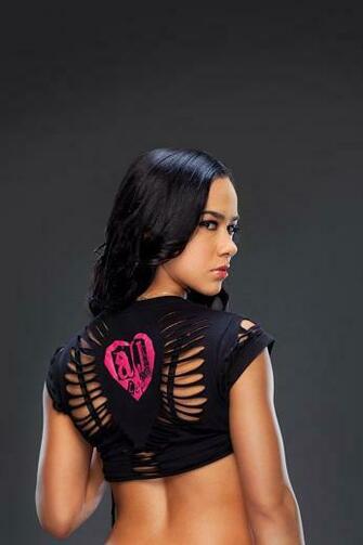 Wwe Aj Lee Parallax HD iPhone iPad Wallpaper