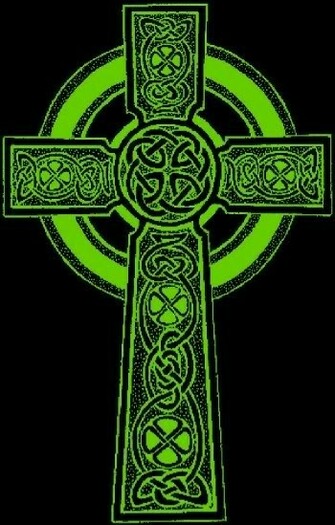 Green Celtic Cross Wallpaper Cake Ideas And