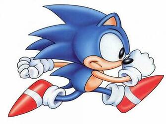Sonic The Hedgehog Wallpaper Stock Photos