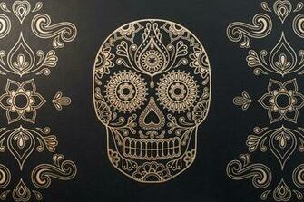 Sugar Skull Wallpaper Top Background